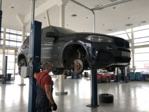 Замена колодок на BMW Х3