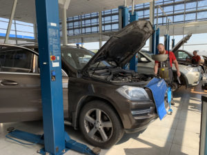 Замена масла в двигателе на GL